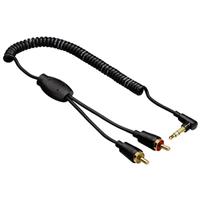 Hama 122303 audiokabel 0,75 m zwart