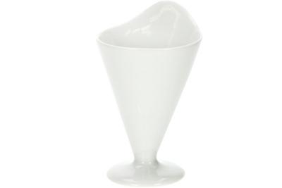 Cosy & Trendy Mini Frietzak Wit Met Voet 4 Stuks