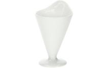 Cosy & Trendy Mini Frietzak Wit Met Voet 4 Stuks