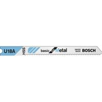 Bosch Accessories 2609256765 Decoupeerzaagblad HSS, U 18 A 2 stuk(s)