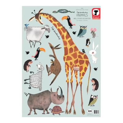 KEK Amsterdam muurstickers set fiep westendorp animals