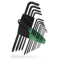 Wiha Juego de llaves Allen en soporte ProStar TORX®, de 14 unid., acabado en oxidación negra (24852)