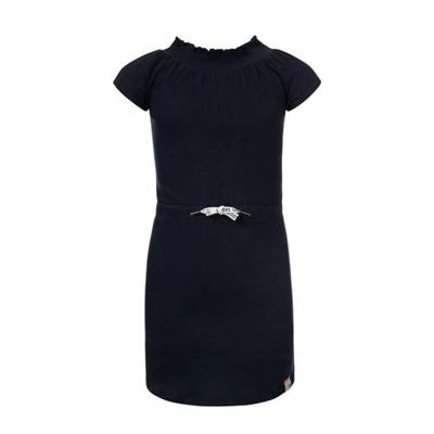 LOOXS 10sixteen off shoulder jurk donkerblauw