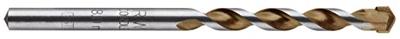 Irwin multi hardmetalen boor 8,0 mm x 120 mm, cilinderschacht, Cordless multi, alleen draaiboren, 10501932