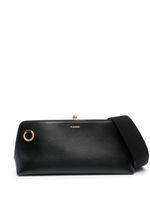 Jil Sander small Goji leather shoulder bag - Noir