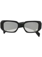 Prada Eyewear lunettes de soleil rectangulaires à logo - Noir - thumbnail