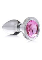 Pink Gem - Glazen Anaal Plug - Klein - thumbnail