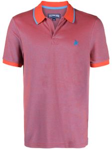 Vilebrequin Palatin logo-embroidered polo shirt - Rouge