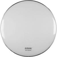 Code Drum Heads EWHR22 Enigma White bassdrumvel met dempring, 22 inch