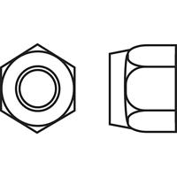 TOOLCRAFT 812808 borgmoeren M3 DIN 985 staal verzinkt 100 st.