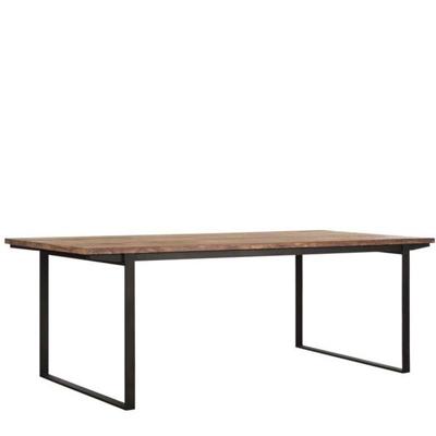 Eettafel Odeon 225x100 | Hout Metaal  | Teak | Bruin