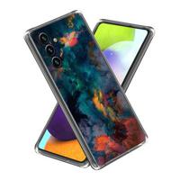 Samsung Galaxy A35 Stijlvolle Ultradunne TPU Hoesje - Kleurrijke Wolken