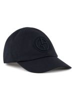 Giorgio Armani casquette à logo brodé - Bleu