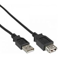 Delock 83401 Verlengkabel USB 2.0 Type-A male > USB 2.0 Type-A female 0,5 m zwart - thumbnail