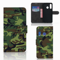 Huawei P30 Lite (2020) Telefoon Hoesje Army Dark - thumbnail