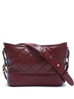 CHANEL Pre-Owned sac porté épaule Gabrielle en cuir (2020) - Rouge