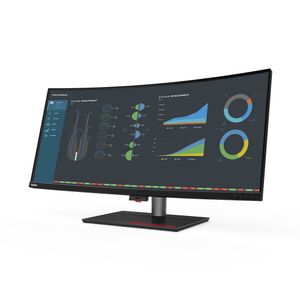 Lenovo ThinkVision P40w-20 LED display 100,8 cm (39.7") 5120 x 2160 Pixels Zwart