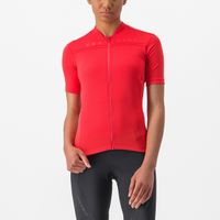 Castelli Anima 4 fietsshirt korte mouw rood dames XL - thumbnail