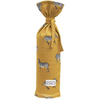 Meyco kruikenzak Zebra animal honey gold