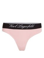 Karl Lagerfeld culotte Hotel Karl à taille basse - Rose