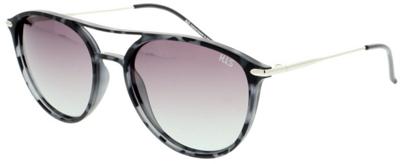 H.I.S zonnebril ​​​​gepolariseerd dames ovaal cat. 3. grijs/zwart