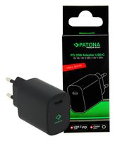 Premium PD20W Adapter 5V/3A 9V/2.22A 12V/1.67A USB-C PD3.0 QC3.0 black - thumbnail