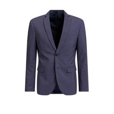 WE Fashion geruit slim fit colbert eggplant WE Fashion geruit slim fit colbert eggplant