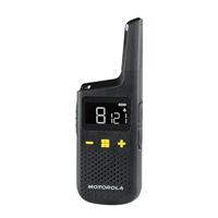 Motorola XT185 Two-Way Radio 16 kanalen 446 MHz zwart - walkietalkie (16 kanalen, 446 MHz, 8 km, 24 uur accu)