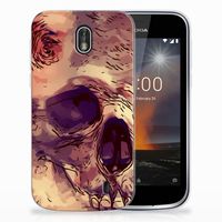 Silicone Back Case Nokia 1 Skullhead