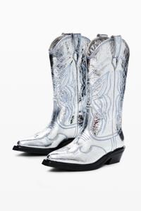 Metallic cowboylaars - BLACK - 40