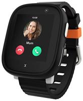 XPLORA X6 Play Telefoonhorloge voor kinderen (4G) oproepen, berichten, schoolmodus voor kinderen, SOS-functie, GPS-locatie, camera en stappenteller, zwart
