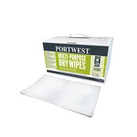 Portwest IW90 Multi Purpose Dry Wipes (150)