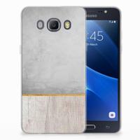 Samsung Galaxy J5 2016 Bumper Hoesje Wood Concrete
