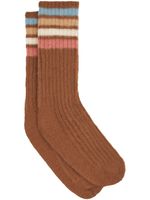 ETRO chaussettes colour block à rayures - Marron - thumbnail