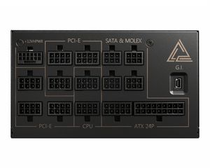 MSI MEG AI1300P PCIE5 power supply unit 1300 W 24-pin ATX ATX Zwart