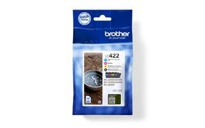 Brother LC422VAL inktcartridge 4 stuk(s) Origineel Zwart, Cyaan, Magenta, Geel