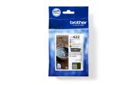 Brother Inktcartridge LC-422VAL Origineel Combipack Zwart, Cyaan, Magenta, Geel LC422VAL