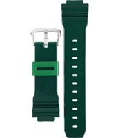 Horlogeband Casio 10332043 / DW-5600CC-3 / DW-6900CC-3 Kunststof/Plastic Groen 16mm - thumbnail