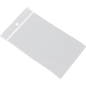 300x Plastic zakjes met gripsluiting 80 x 120 mm/8 x 12 cm   -