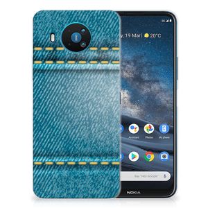 Nokia 8.3 Silicone Back Cover Jeans