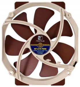 Noctua NOC-NF-A15-PWM hardwarekoeling Computer behuizing Ventilator 14 cm Beige, Bruin 1 stuk(s)