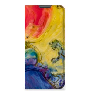 Bookcase OPPO A54 5G | A74 5G | A93 5G Watercolor Dark