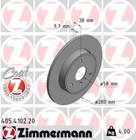 Remschijf Coat Z 405410220