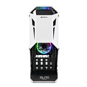 Sharkoon ELITE SHARK CA700 tower behuizing 2x USB-A 3.2 (5 Gbit/s), USB-C 3.2 (10 Gbit/s), 2x Audio, WIndow-kit