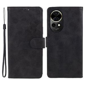 Huawei Nova 12 Pro/12 Ultra Wallet Case met Magnetische Sluiting - Zwart