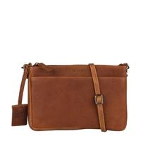 BURKELY leren crossbody tas Antique Avery cognac