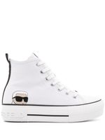 Karl Lagerfeld baskets à lacets - Blanc