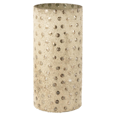 J-Line Vaas Parel Glas Goud S 14x14x28,5