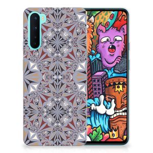 OnePlus Nord TPU Siliconen Hoesje Flower Tiles