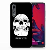 Silicone Back Case Huawei P20 Pro Skull Eyes